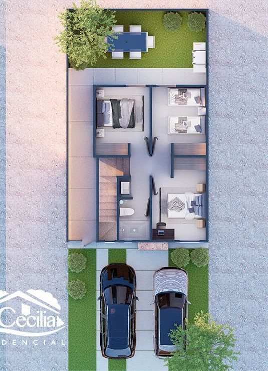 Modelo Bugambilia, planta alta