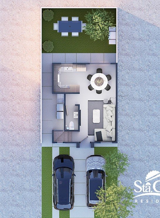 Modelo Jazmín, planta baja