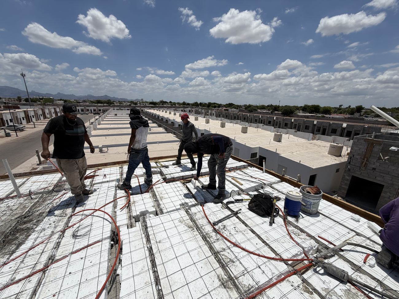 Colado de losa supervisado en obra AXICASA
