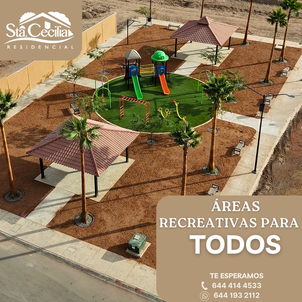 Áreas recreativas, Residencial Santa Cecilia